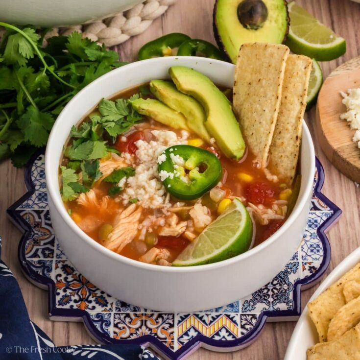 Image for Easy Chicken Tortilla Soup Recipe