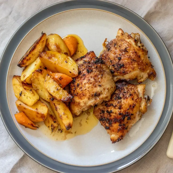 Image for Air Fryer Greek Chicken and Potatoes