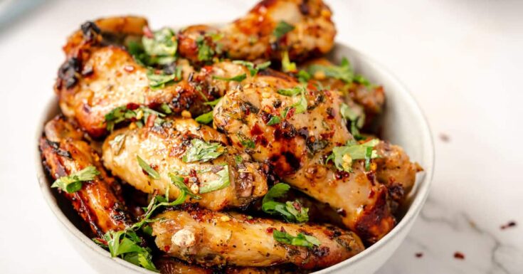 Image for Zesty Baked Italian Style Chicken Wings