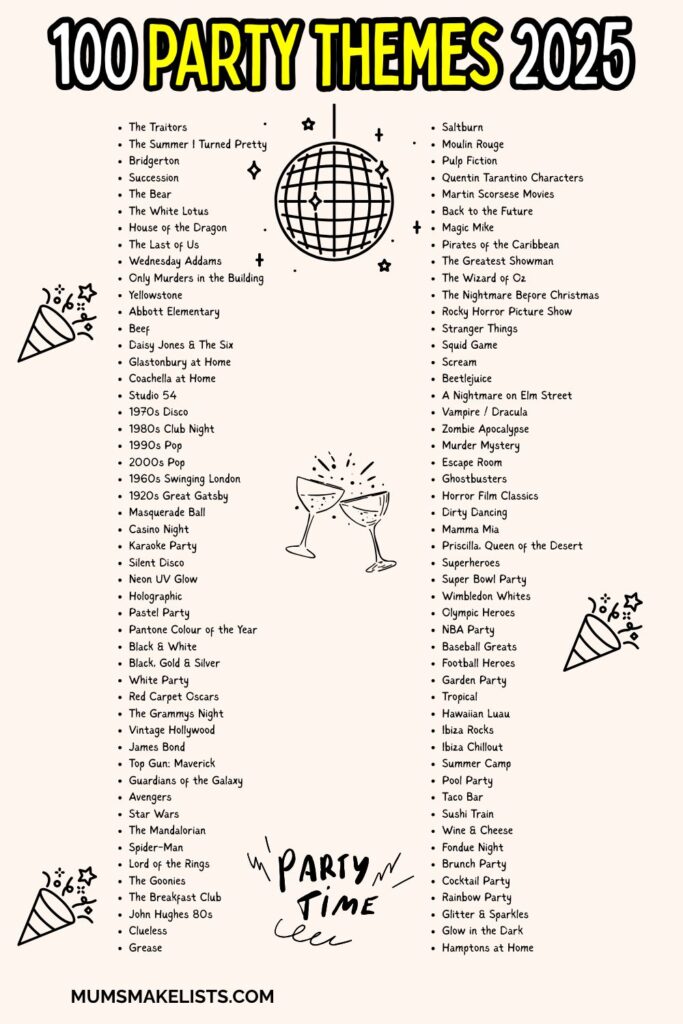 408 Party Themes That Go Way Beyond the Usual 2