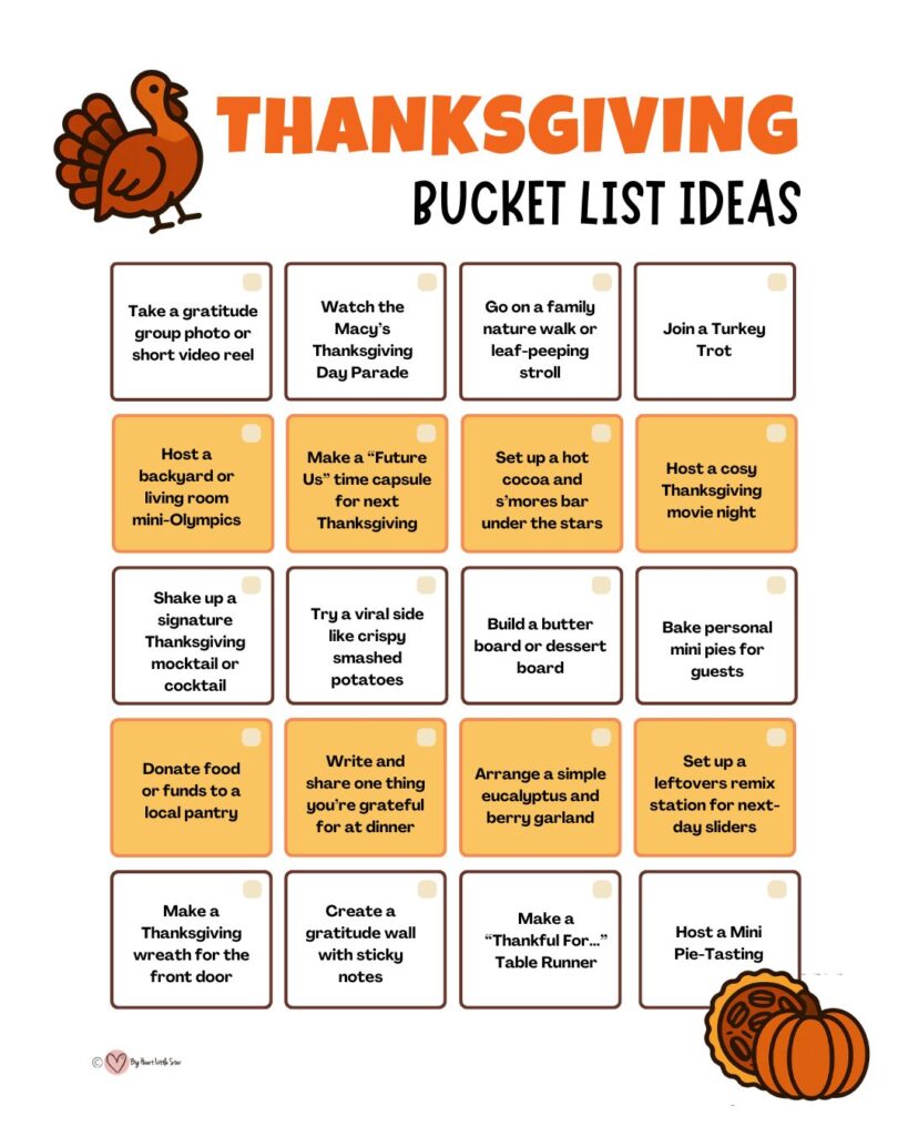 A Thanksgiving Bucket List Full Of Fun 2