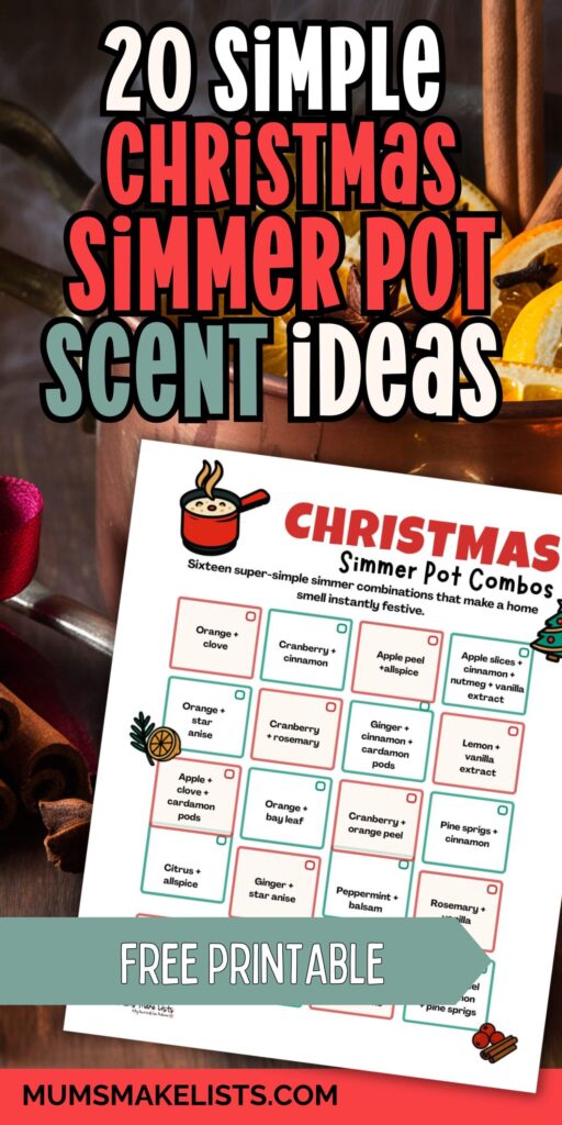 20 Easy Christmas Simmer Pot Combinations 4