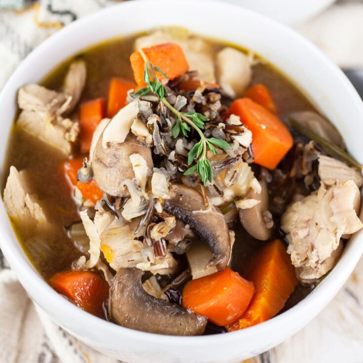 Image for Autumn Wild Rice Soup with Turkey