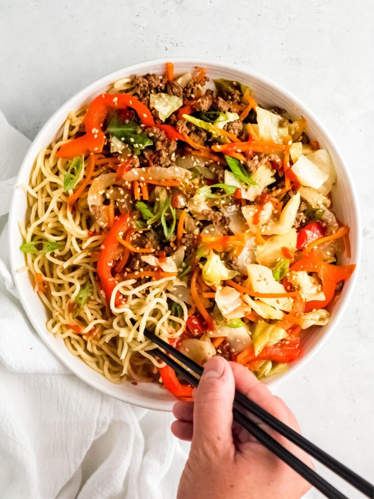Image for Ground Beef & Cabbage Stir-Fry