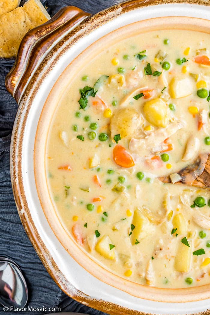 Image for Chicken (or Turkey) Pot Pie Soup