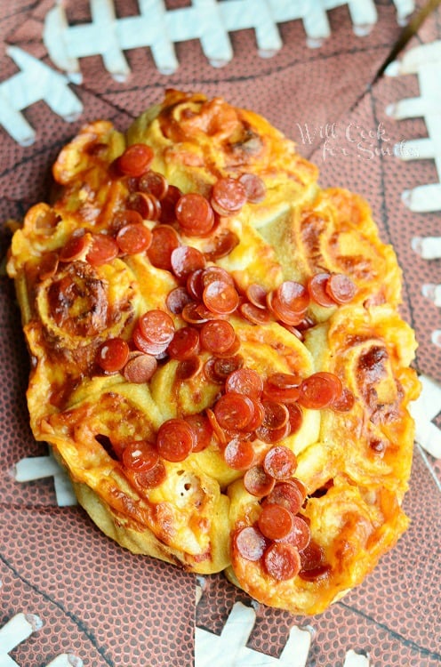 Image for Easy Football Pizza Pinwheels