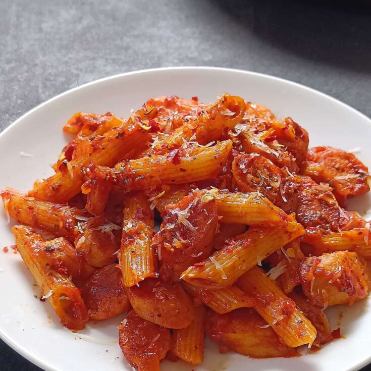Image for Easy Spicy Sausage Penne pasta