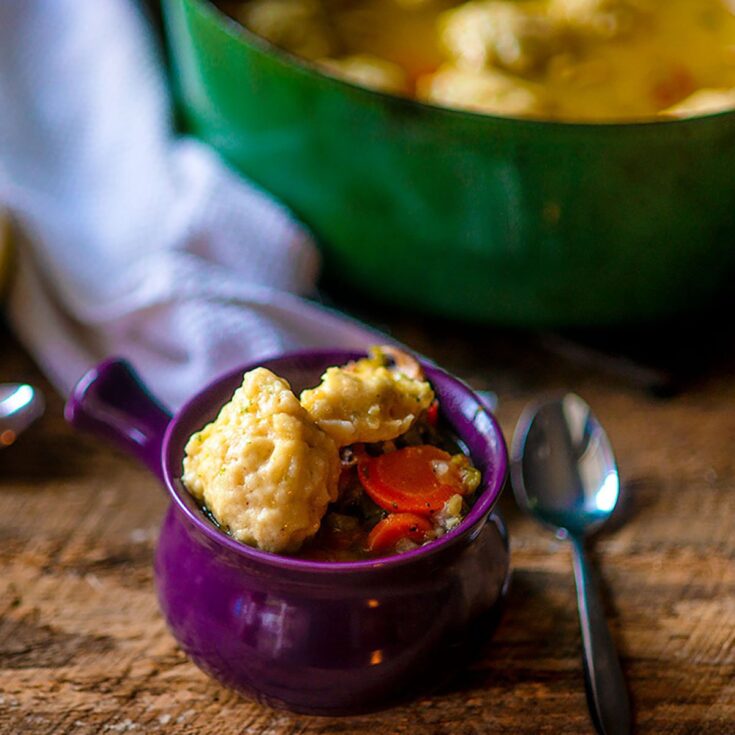 Image for Chicken and Dumplings with Hatch Green Chiles