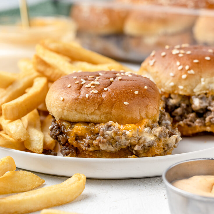Image for Cheesy Ground Beef Sliders