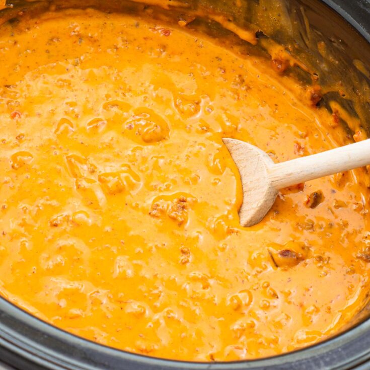 Image for 3-Ingredient Crockpot Mexican Queso Dip Recipe