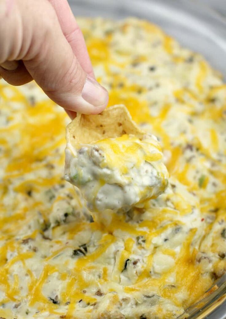 Image for Roasted Poblano and Sausage Dip