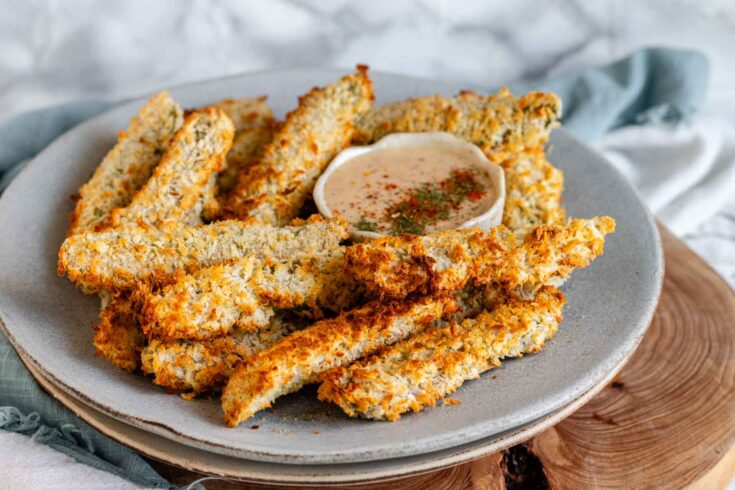 Image for Crispy Air Fryer Pickle Spears Recipe