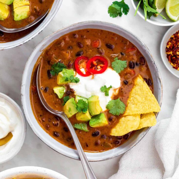 Image for Copycat Panera Bread Black Bean Soup Recipe