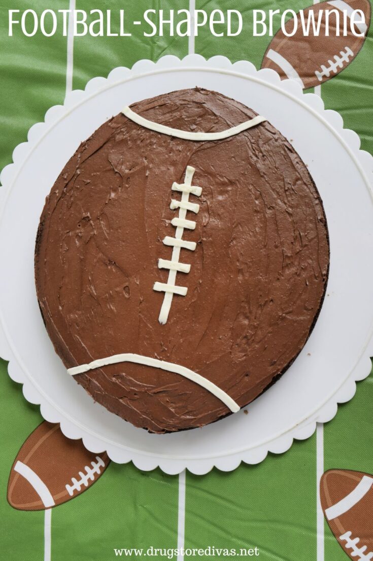 Image for Football-Shaped Brownie Recipe