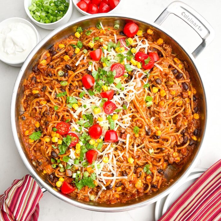 Image for One Pot Taco Spaghetti