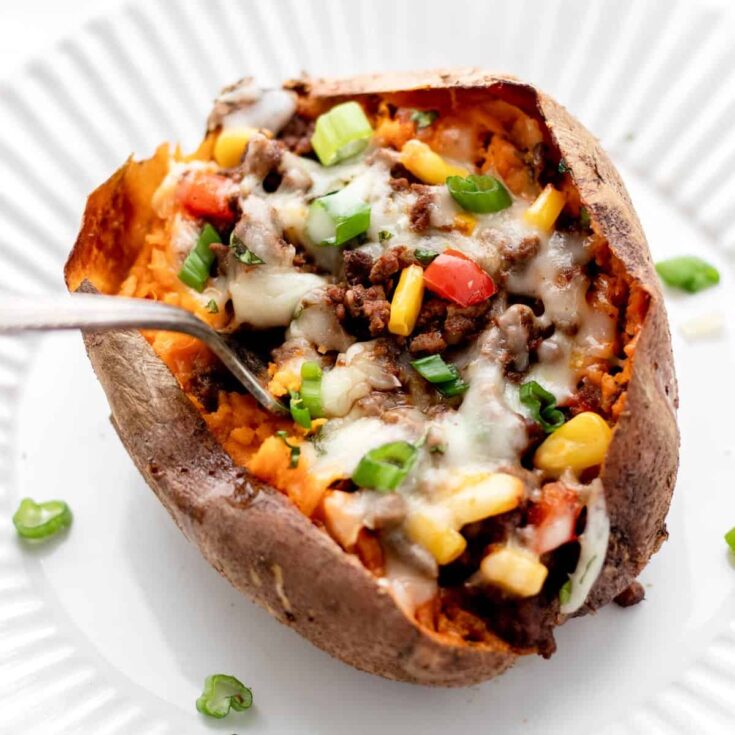 Image for Stuffed Sweet Potato Taco Boats