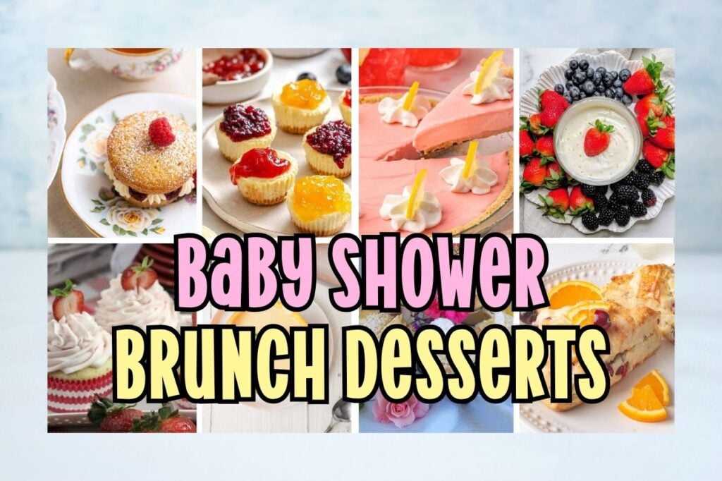 baby shower brunch desserts