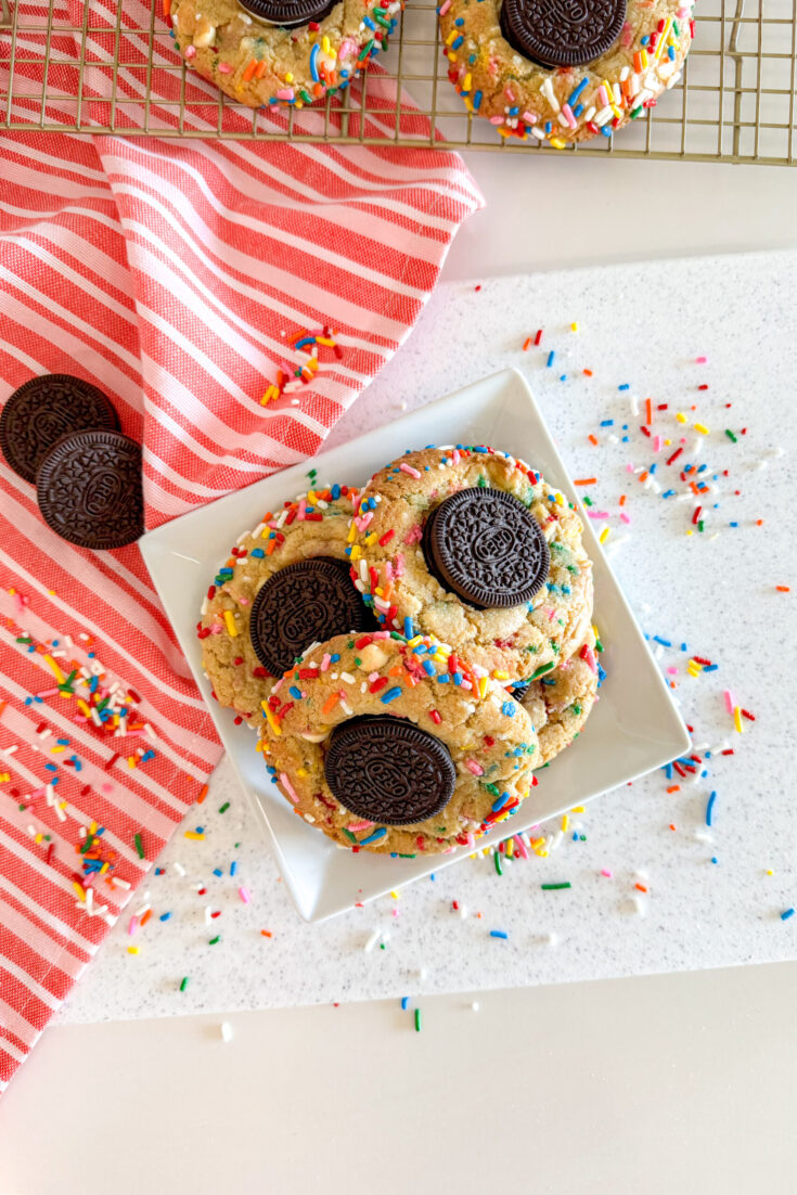 Image for Funfetti Cookies With An Oreo Center