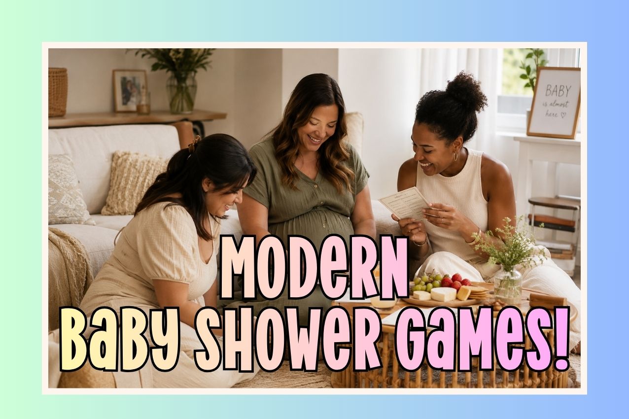 Celebrations 1 Modern baby shower games and activities