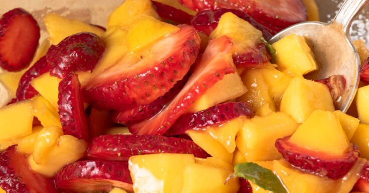 Image for Mango Strawberry Fruit Salad