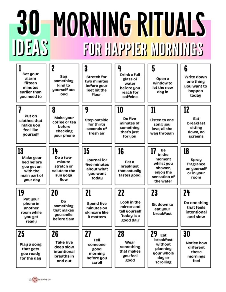 30 Morning Rituals For Happier Mornings 4