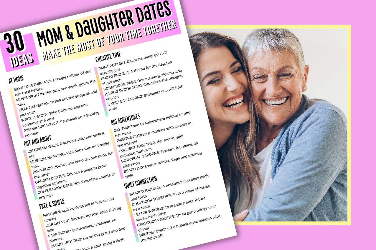 Family & Relationships 2 Mom and daughter date ideas