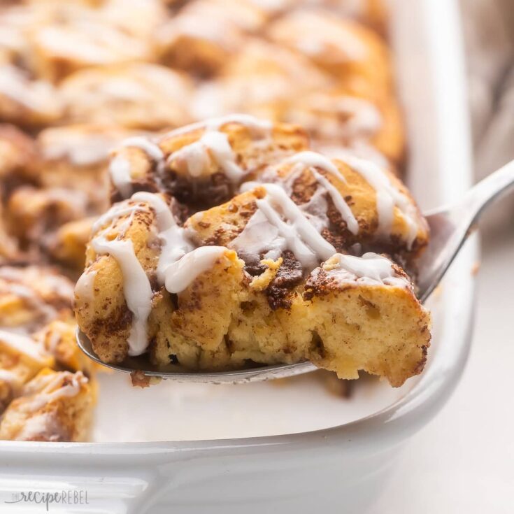 Image for Easy Cinnamon Roll Casserole recipe (7 ingredients!)