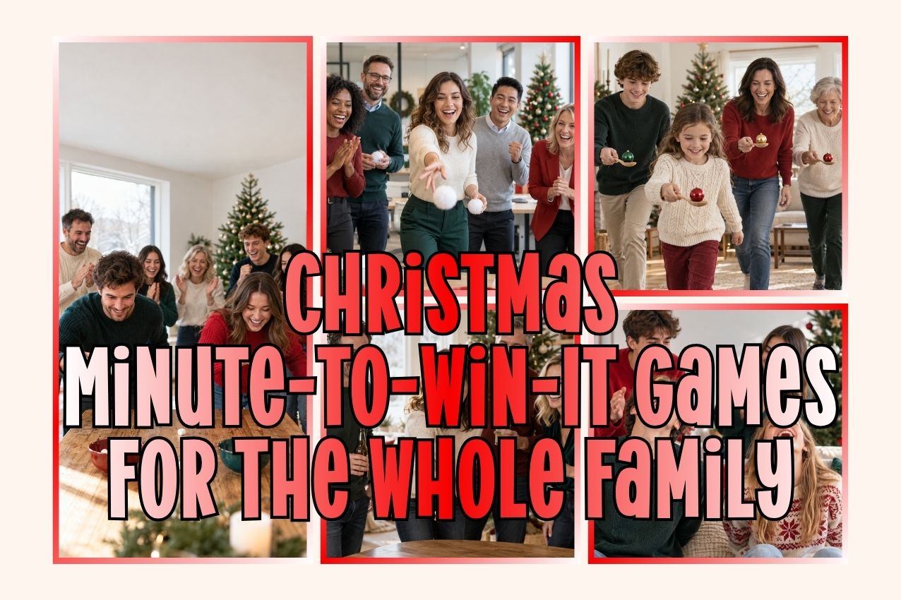 12 Christmas Minute-To-Win-It Games For The Whole Family