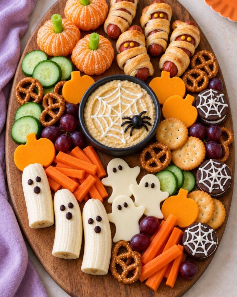 Halloween Birthday Party Ideas for Kids and Teens 2 Example of a Halloween themed snackboad