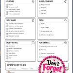The Ultimate Sleepover Packing List (Free Printable Checklist) 2 Pinterest Hidden Image