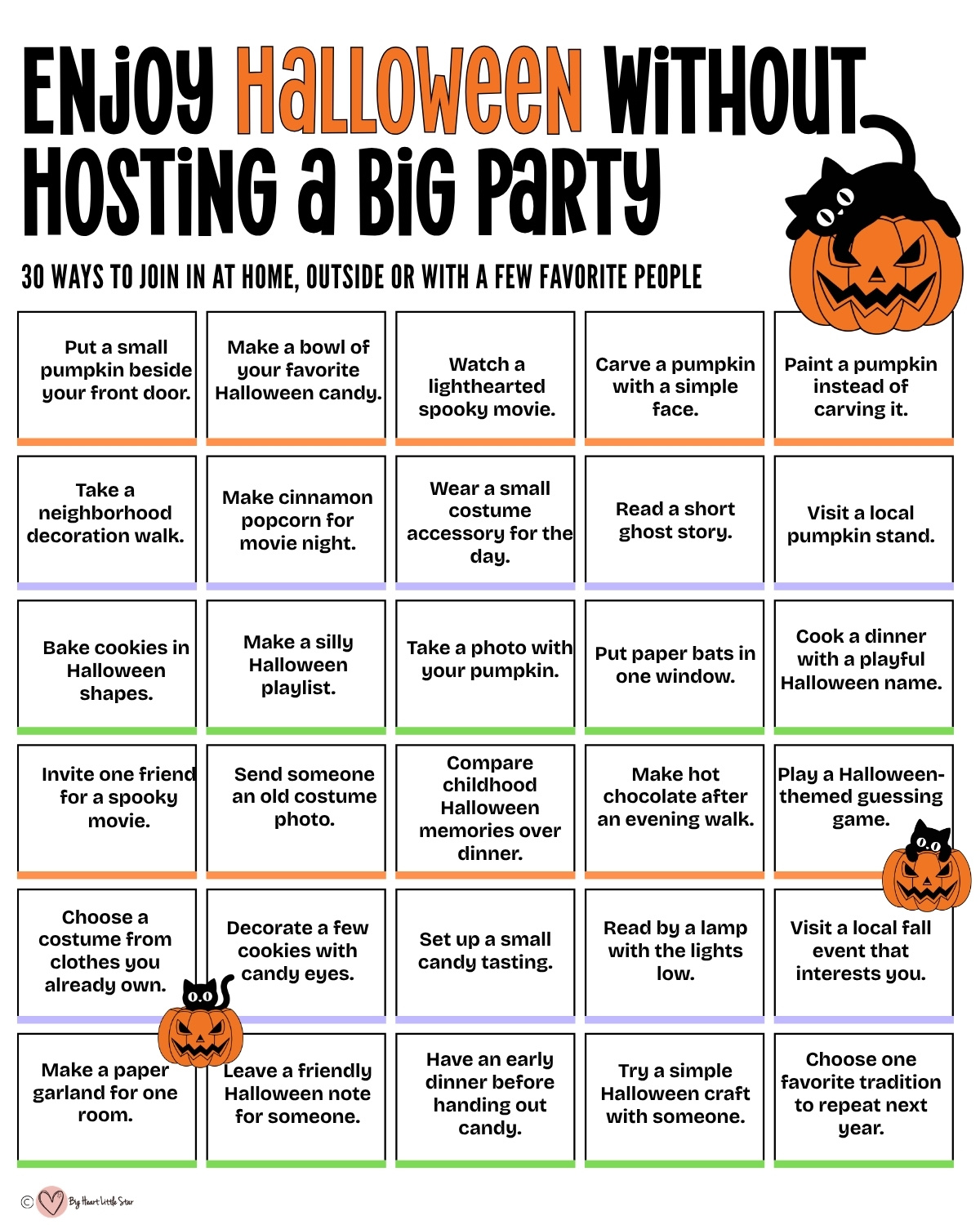 Week 41 Printables: October 5–11, 2026 7 Enjoy Halloween Without Hosting a Big Party printable